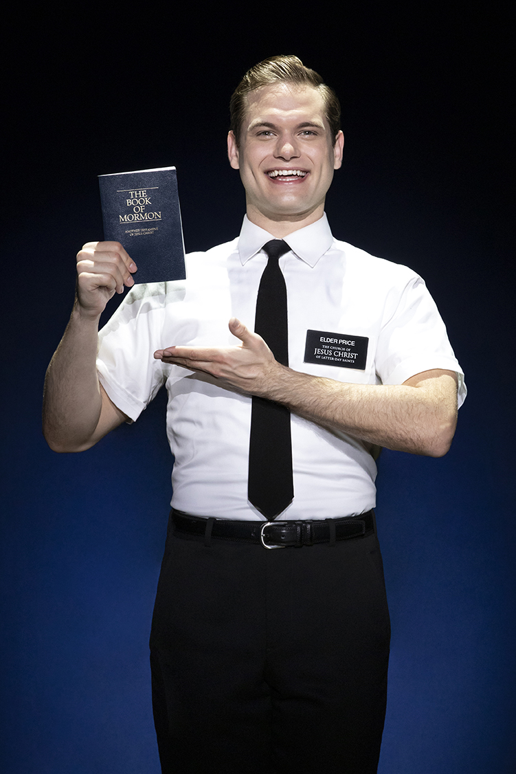 : Sam McLellan in THE BOOK OF MORMON North American tour Photo by Julieta Cervantes