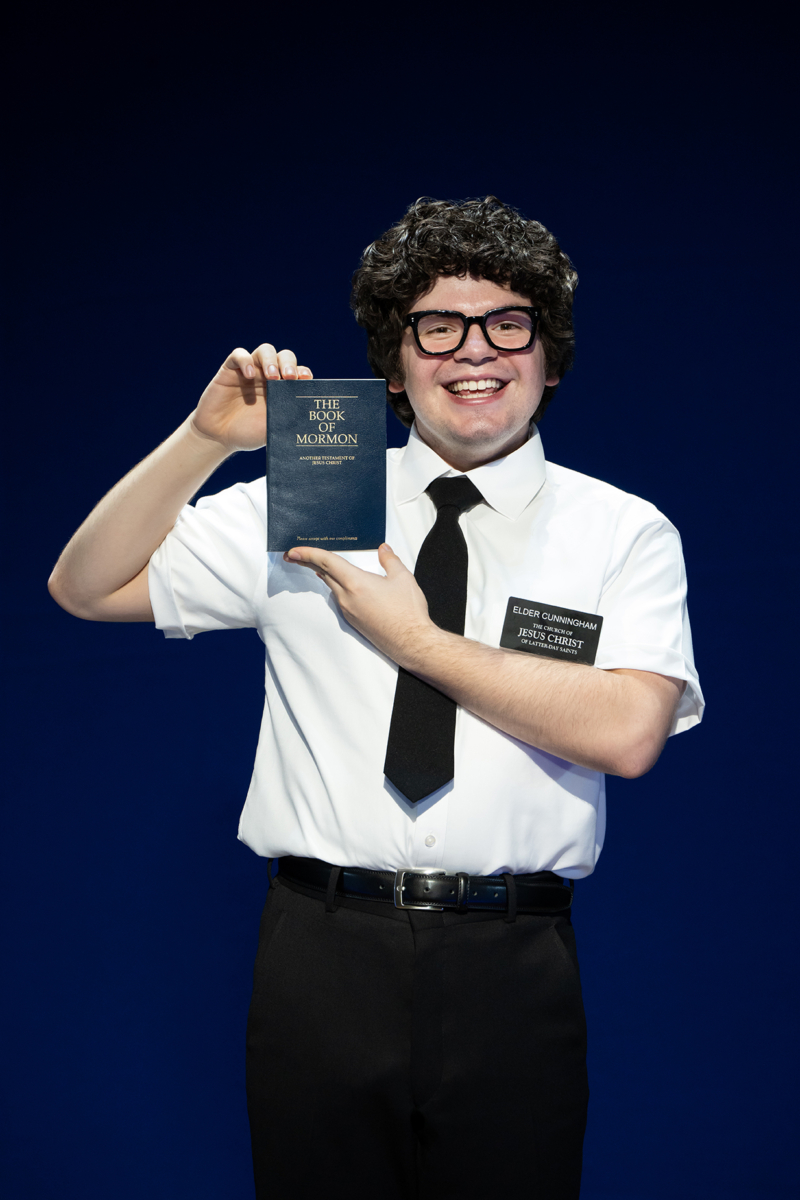 Diego Enrico in THE BOOK OF MORMON North American tour Photo by Julieta Cervantes