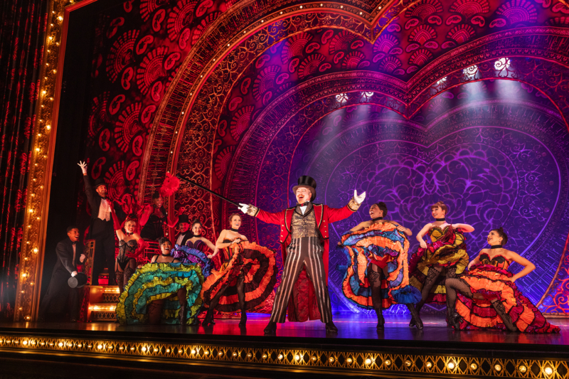 The cast of the North American Tour of Moulin Rouge! The Musical, photo by Matthew Murphy and Evan Zimmerman for MurphyMade